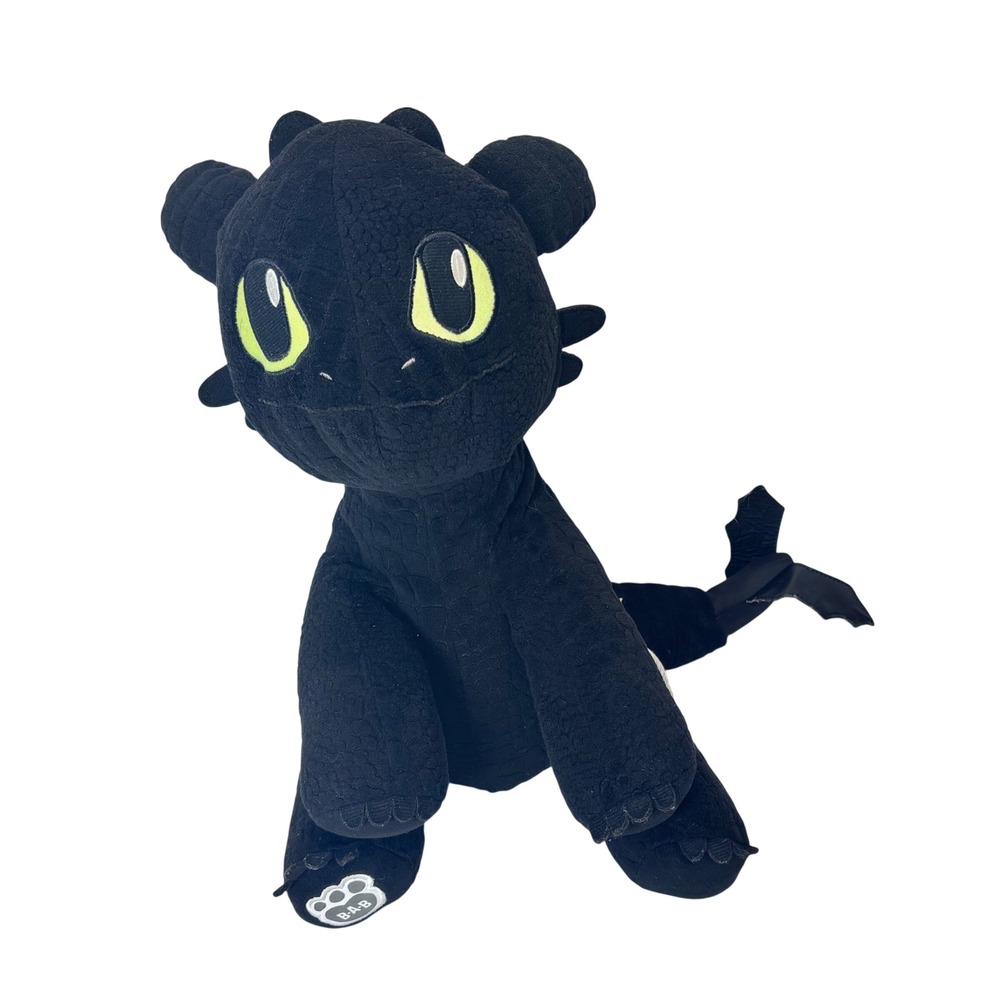 Build-A-Bear Plush Black Toothless How To Train Your Dragon Hidden World Kids OS